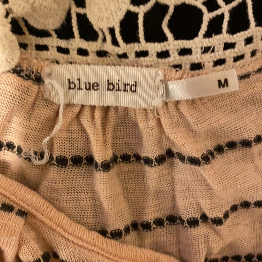 ❤️2 for $10 Pale Pink Light Lace Tank - Picture 4 of 5